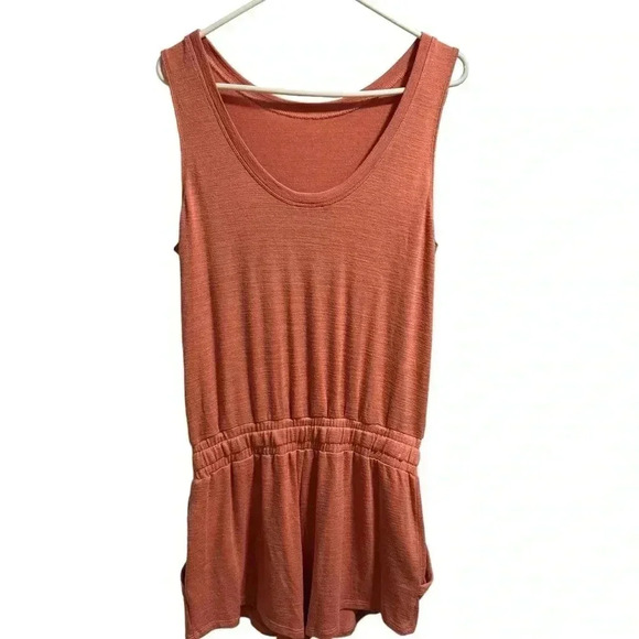 Wilfred Free Aritzia Izabel Romper Salmon Pink Size Medium - Picture 2 of 4